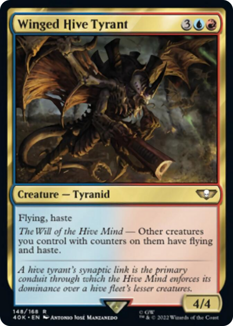 Winged Hive Tyrant (Surge Foil) [Warhammer 40,000] | Exor Games Truro