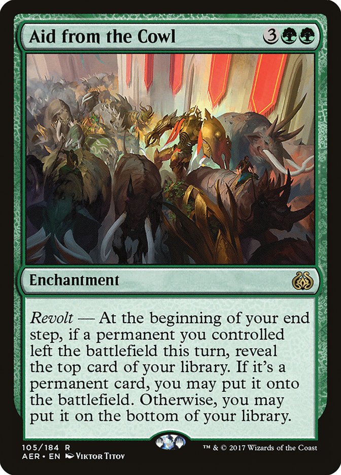 Aid from the Cowl [Aether Revolt] | Exor Games Truro