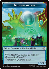 Spider // Illusion Villain Double-Sided Token [Marvel's Spider-Man Tokens] | Exor Games Truro