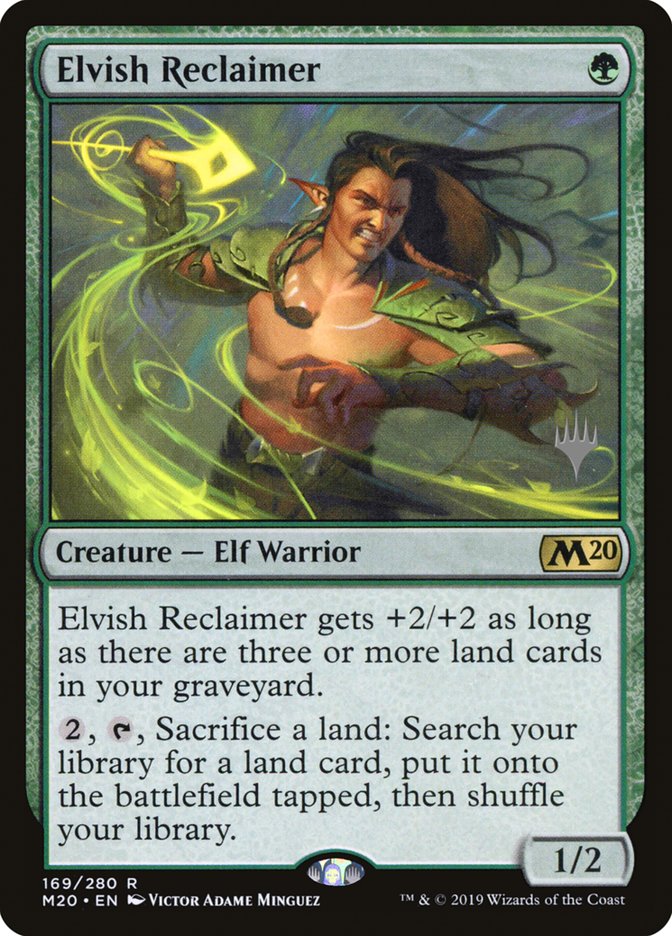 Elvish Reclaimer (Promo Pack) [Core Set 2020 Promos] | Exor Games Truro