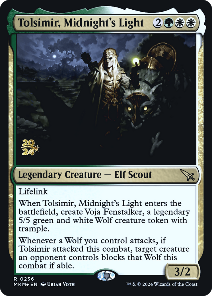 Tolsimir, Midnight's Light [Murders at Karlov Manor Prerelease Promos] | Exor Games Truro