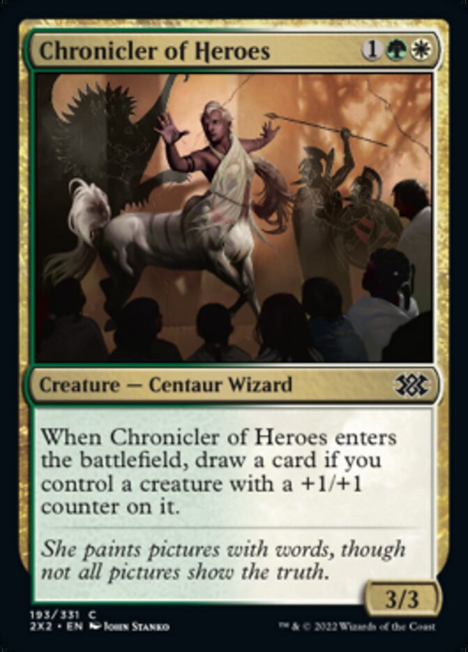 Chronicler of Heroes [Double Masters 2022] | Exor Games Truro