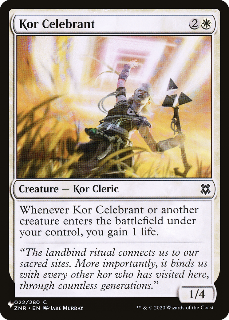 Kor Celebrant [The List] | Exor Games Truro