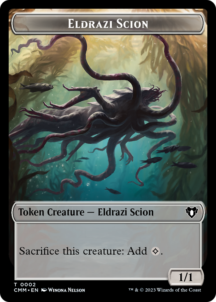 Eldrazi Scion // Drake Double-Sided Token [Commander Masters Tokens] | Exor Games Truro