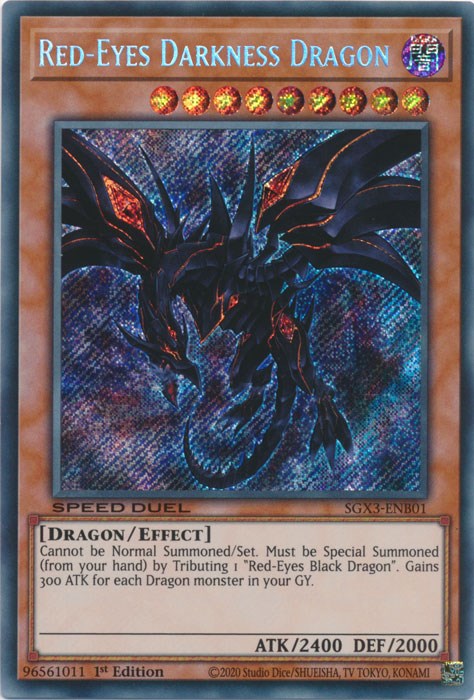 Red-Eyes Darkness Dragon [SGX3-ENB01] Secret Rare | Exor Games Truro