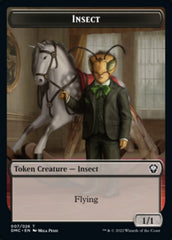 Phyrexian // Insect Double-Sided Token [Dominaria United Tokens] | Exor Games Truro