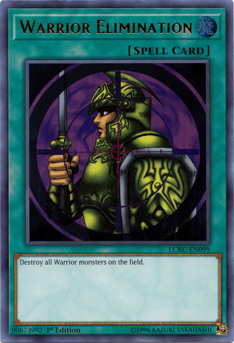 Warrior Elimination [LCKC-EN099] Ultra Rare | Exor Games Truro