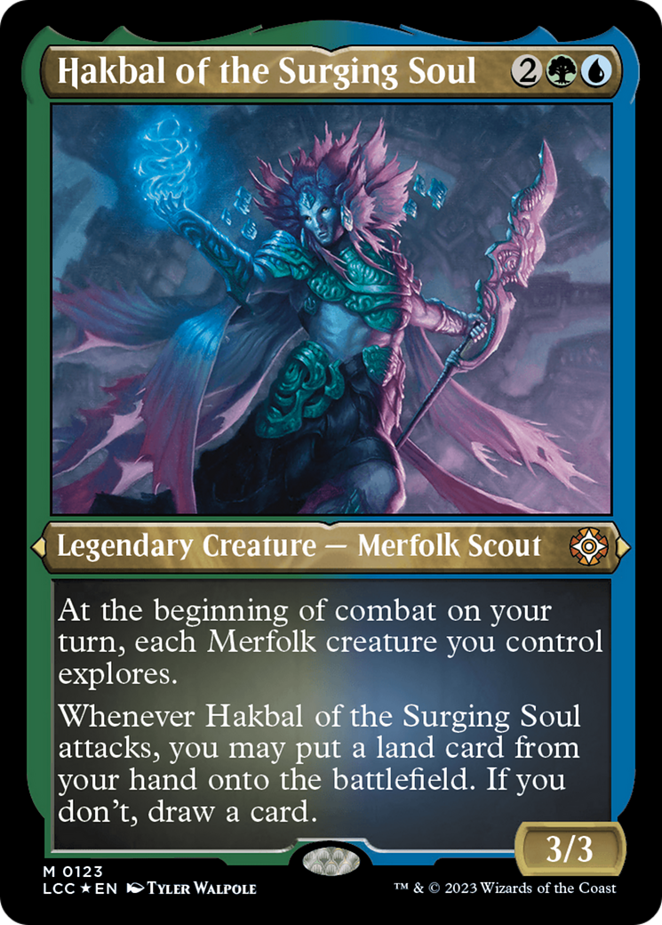 Hakbal of the Surging Soul (Display Commander) [The Lost Caverns of Ixalan Commander] | Exor Games Truro