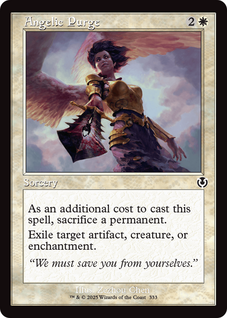 Angelic Purge (Retro Frame) [Innistrad Remastered] | Exor Games Truro