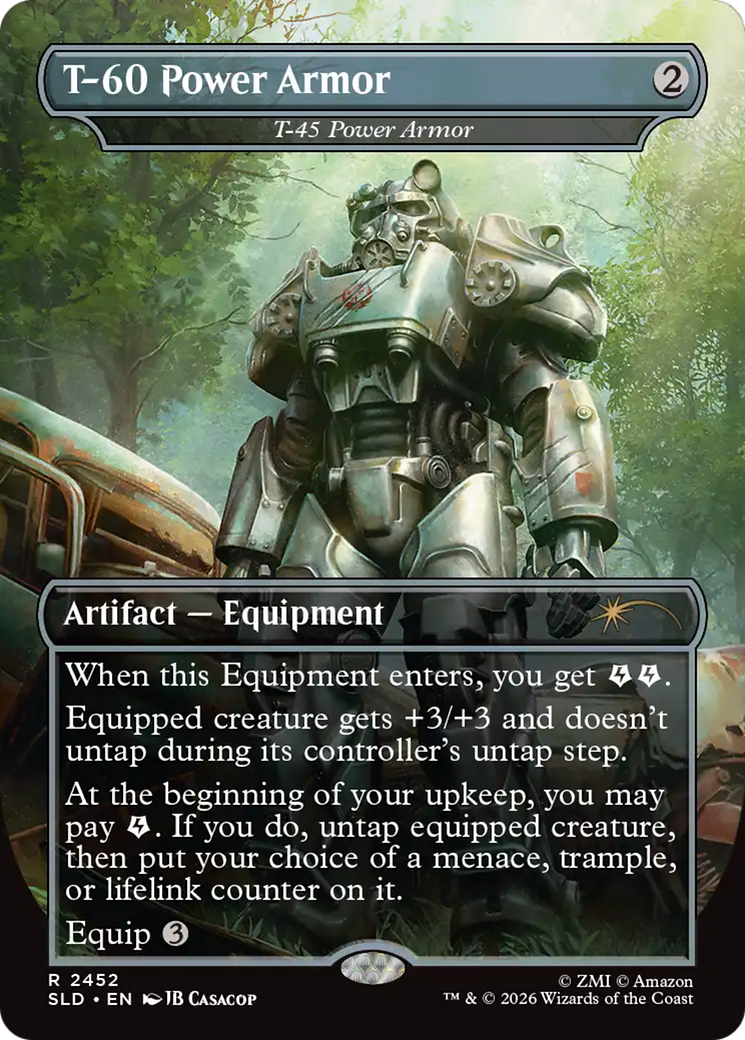 T-60 Power Armor - T-45 Power Armor [Secret Lair Drop Series] | Exor Games Truro