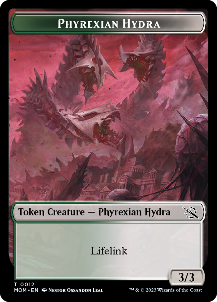 Phyrexian Hydra Token (12) [March of the Machine Tokens] | Exor Games Truro