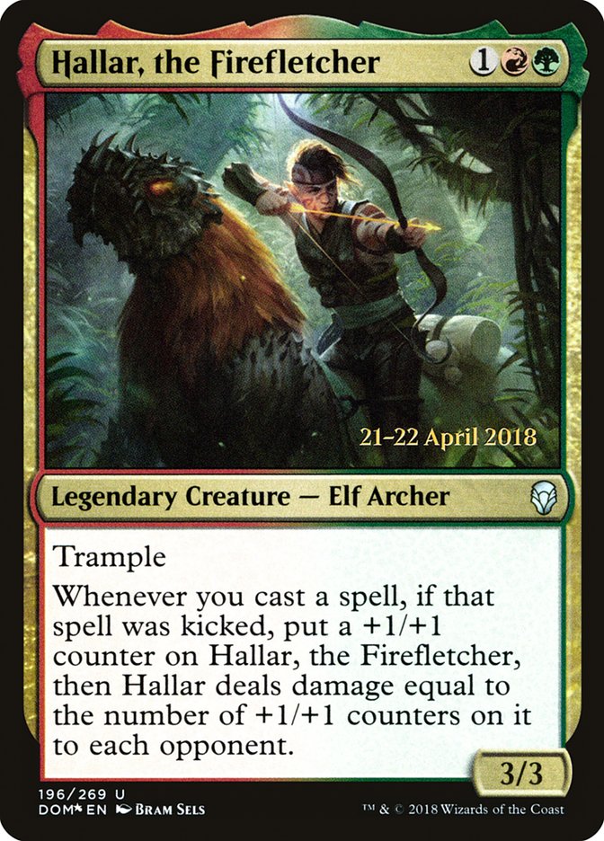 Hallar, the Firefletcher [Dominaria Prerelease Promos] | Exor Games Truro