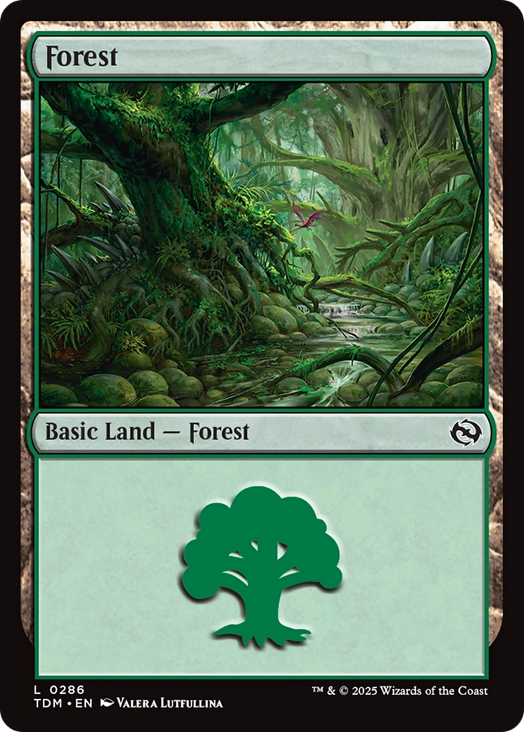 Forest (0286) [Tarkir: Dragonstorm] | Exor Games Truro