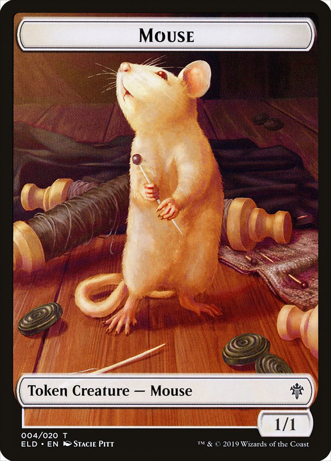 Mouse Token [Throne of Eldraine Tokens] | Exor Games Truro