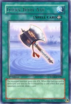 Lucky Iron Axe [FOTB-EN037] Rare | Exor Games Truro