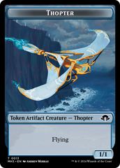 Phyrexian Germ // Thopter Double-Sided Token [Modern Horizons 3 Tokens] | Exor Games Truro