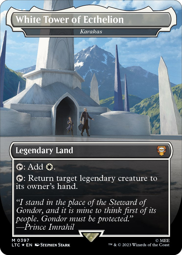 White Tower of Ecthelion - Karakas (Surge Foil Realms and Relics) [The Lord of the Rings: Tales of Middle-Earth Commander] | Exor Games Truro