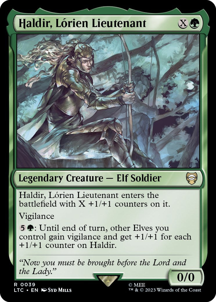 Haldir, Lorien Lieutenant [The Lord of the Rings: Tales of Middle-Earth Commander] | Exor Games Truro