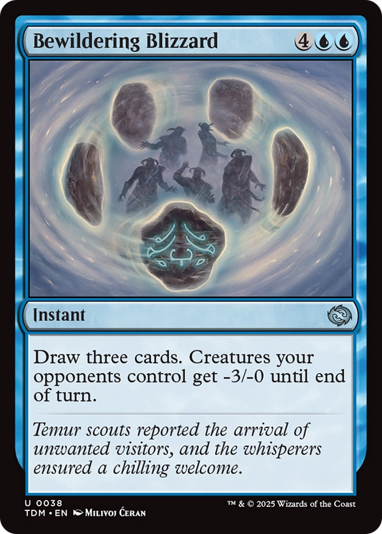 Bewildering Blizzard [Tarkir: Dragonstorm] | Exor Games Truro