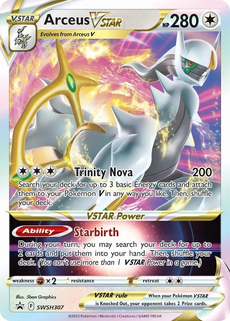 Arceus VSTAR (SWSH307) [Sword & Shield: Black Star Promos] | Exor Games Truro