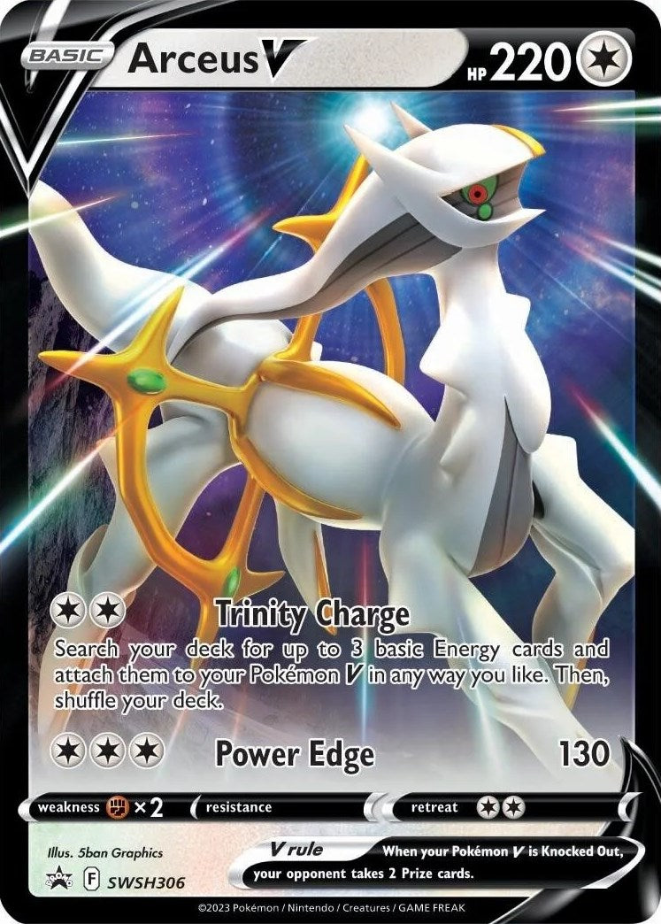 Arceus V (SWSH306) [Sword & Shield: Black Star Promos] | Exor Games Truro