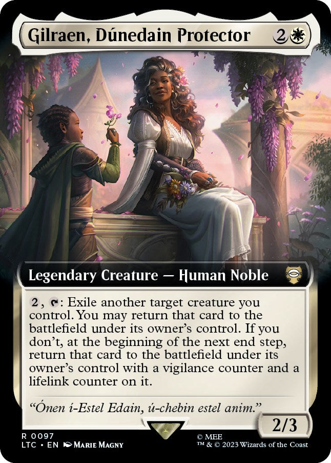 Gilraen, Dunedain Protector (Extended Art) [The Lord of the Rings: Tales of Middle-Earth Commander] | Exor Games Truro