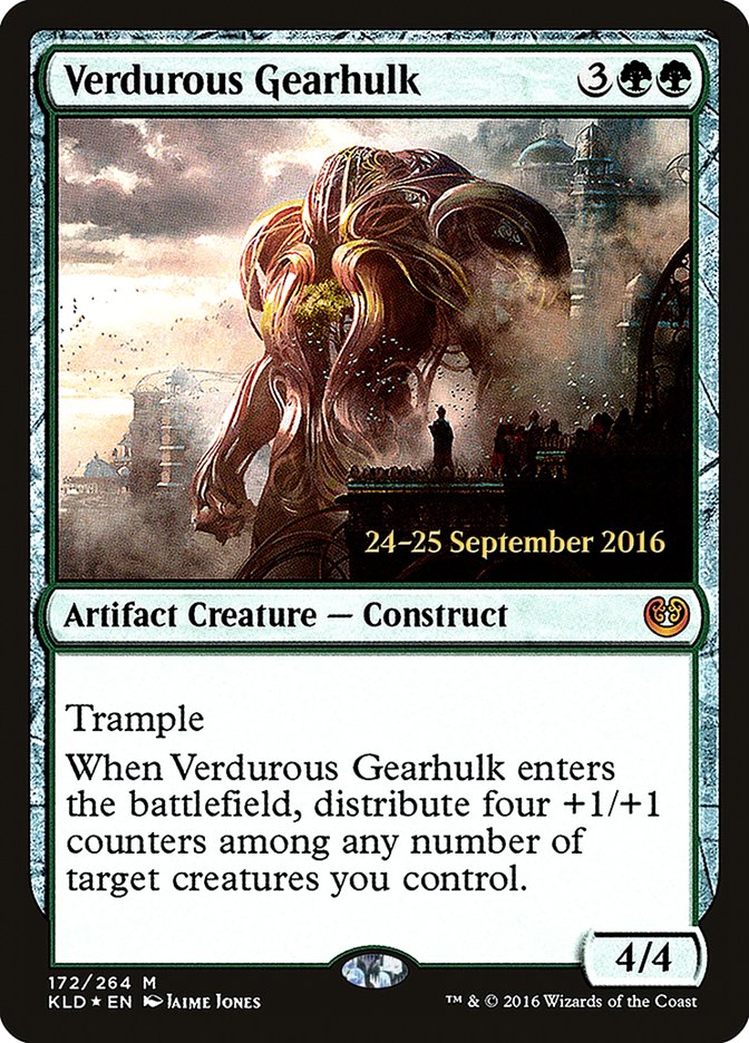 Verdurous Gearhulk [Kaladesh Prerelease Promos] | Exor Games Truro