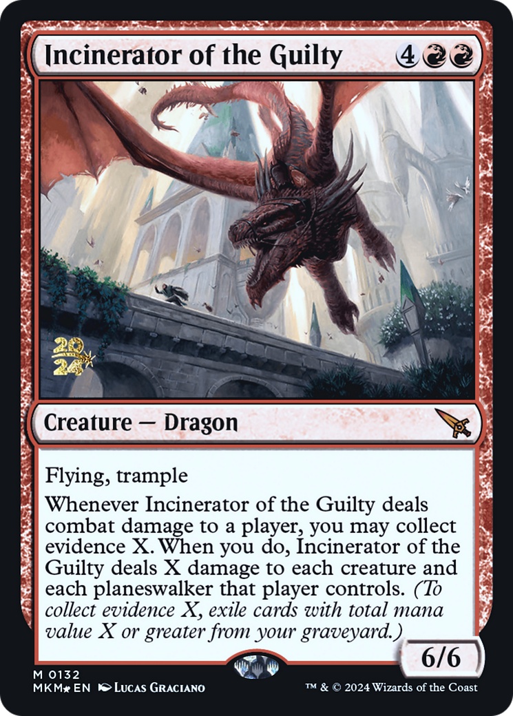 Incinerator of the Guilty [Murders at Karlov Manor Prerelease Promos] | Exor Games Truro