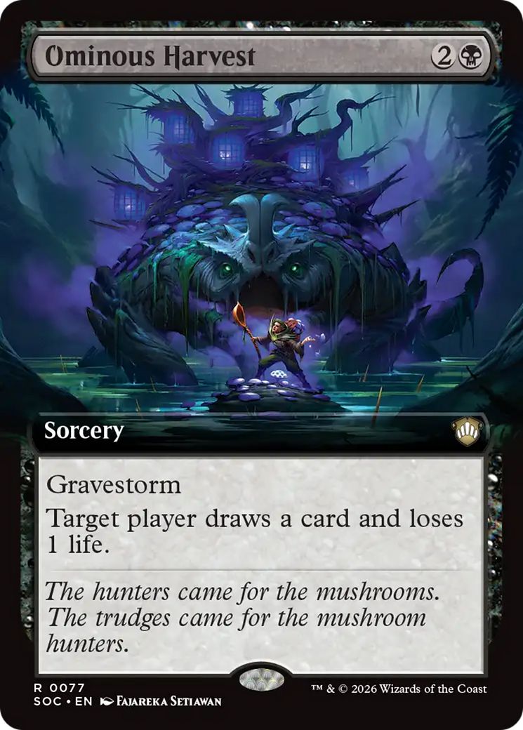Ominous Harvest (Extended Art) [Secrets of Strixhaven Commander] | Exor Games Truro