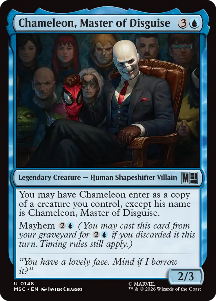 Chameleon, Master of Disguise (Surge Foil) [Marvel Super Heroes Commander] | Exor Games Truro
