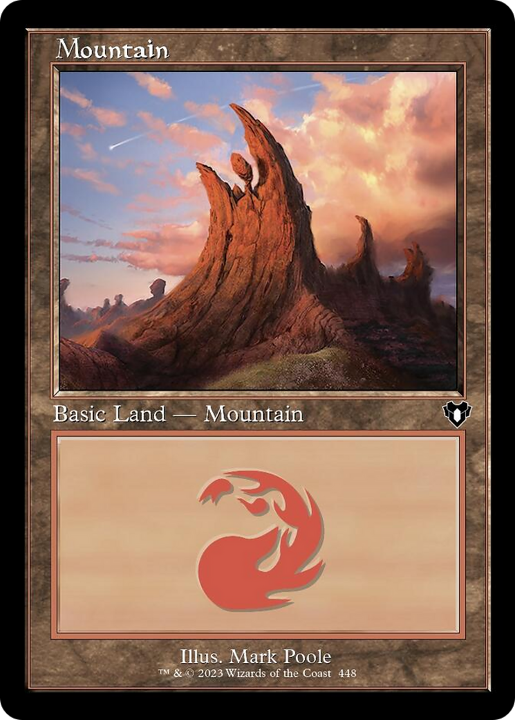 Mountain (448) (Retro) [Commander Masters] | Exor Games Truro