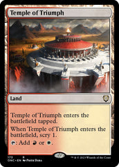 Temple of Triumph [Phyrexia: All Will Be One Commander] | Exor Games Truro