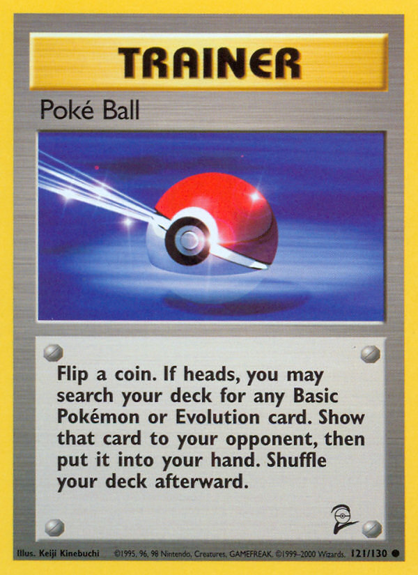 Poke Ball (121/130) [Base Set 2] | Exor Games Truro