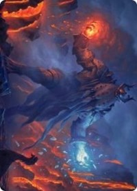 Aegar, the Freezing Flame Art Card [Kaldheim Art Series] | Exor Games Truro