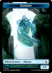 Illusion // Jace Double-Sided Token [Reality Fracture Tokens] | Exor Games Truro