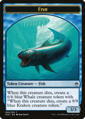 Fish // Kraken Double-Sided Token [Masters 25 Tokens] | Exor Games Truro