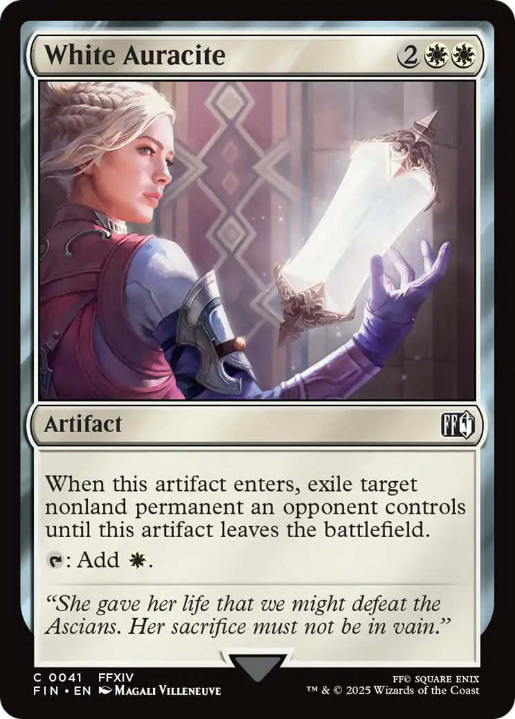 White Auracite [FINAL FANTASY] | Exor Games Truro