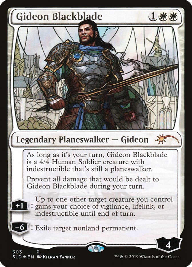 Gideon Blackblade (Stained Glass) [Secret Lair Drop Promos] | Exor Games Truro