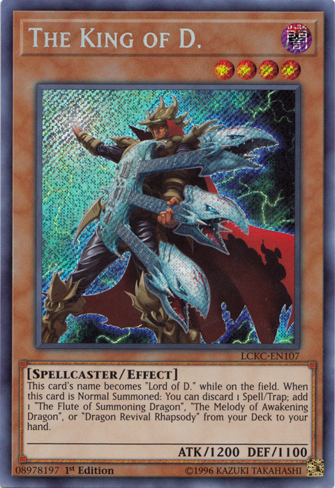 The King of D. [LCKC-EN107] Secret Rare | Exor Games Truro