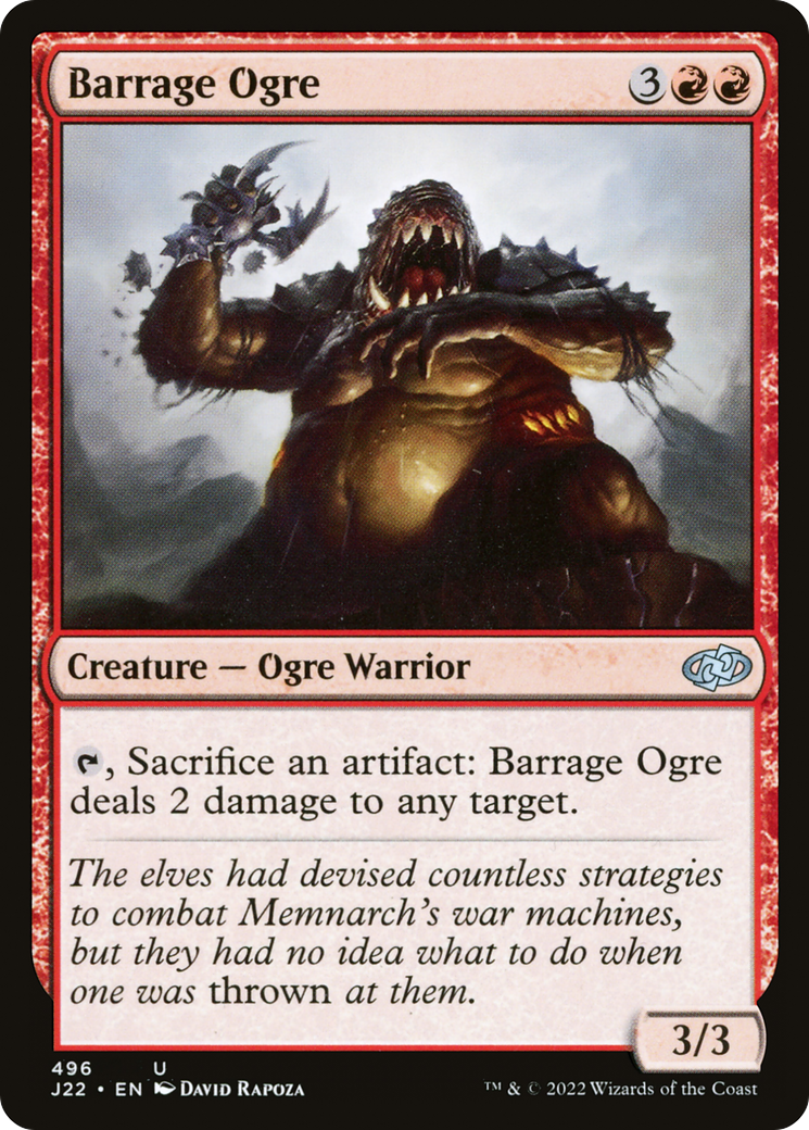 Barrage Ogre [Jumpstart 2022] | Exor Games Truro