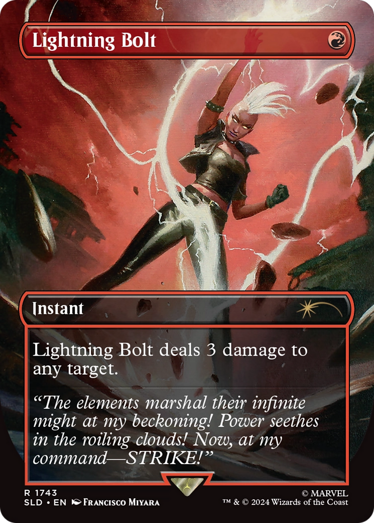 Lightning Bolt (1743) (Rainbow Foil) [Secret Lair Drop Series] | Exor Games Truro