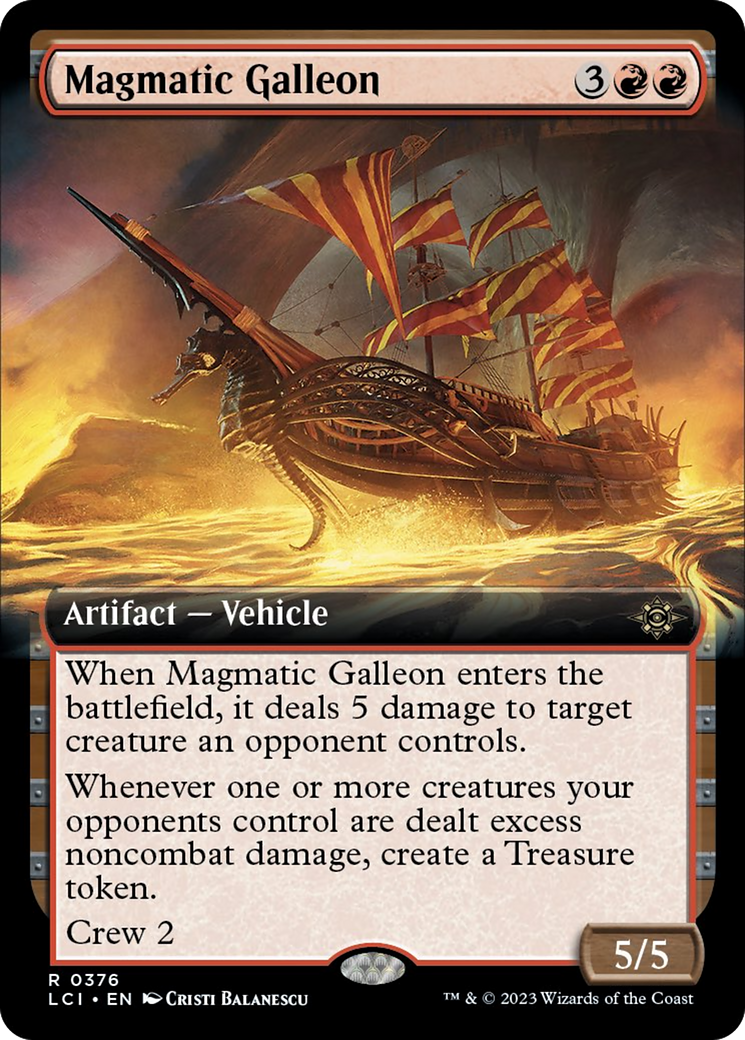 Magmatic Galleon (Extended Art) [The Lost Caverns of Ixalan] | Exor Games Truro