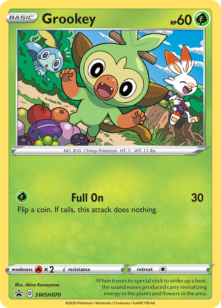 Grookey (SWSH070) [Sword & Shield: Black Star Promos] | Exor Games Truro