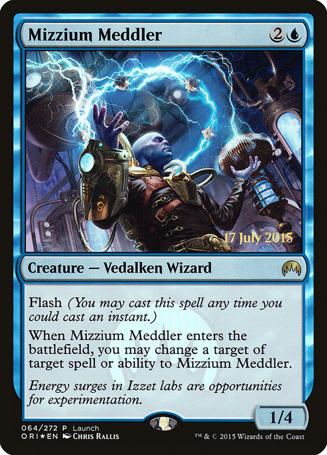 Mizzium Meddler (Launch) [Magic Origins Promos] | Exor Games Truro