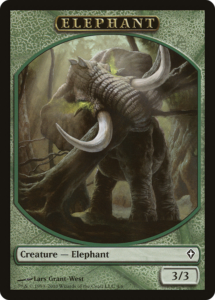 Angel // Elephant Double-Sided Token [Marvel Super Heroes Commander Tokens] | Exor Games Truro
