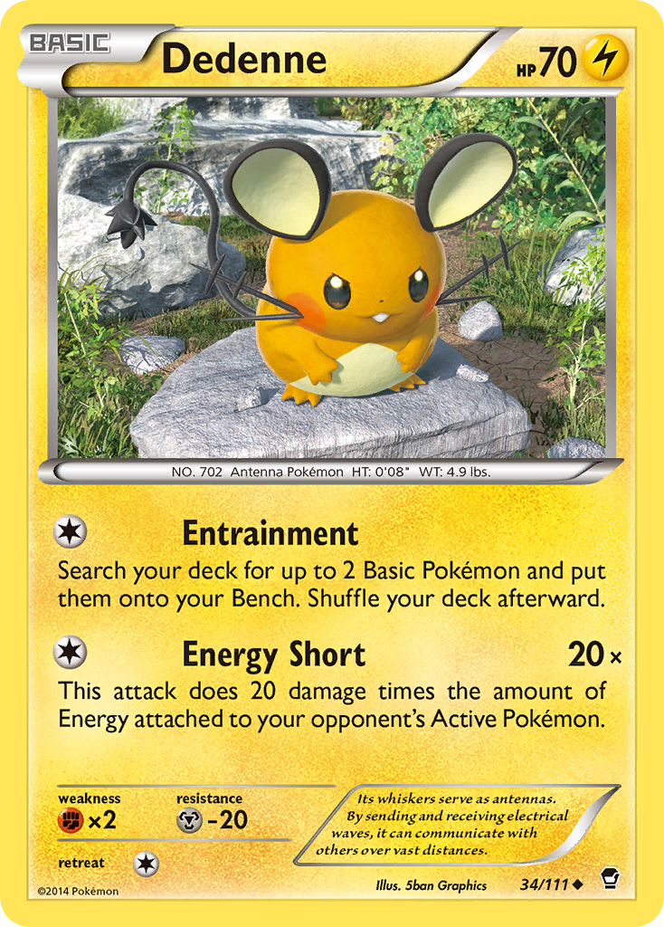 Dedenne (34/111) [XY: Furious Fists] | Exor Games Truro