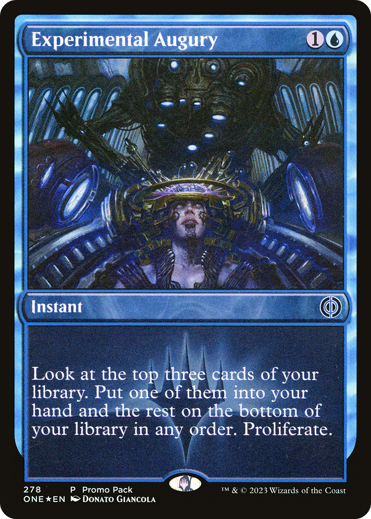 Experimental Augury (Promo Pack) [Phyrexia: All Will Be One Promos] | Exor Games Truro