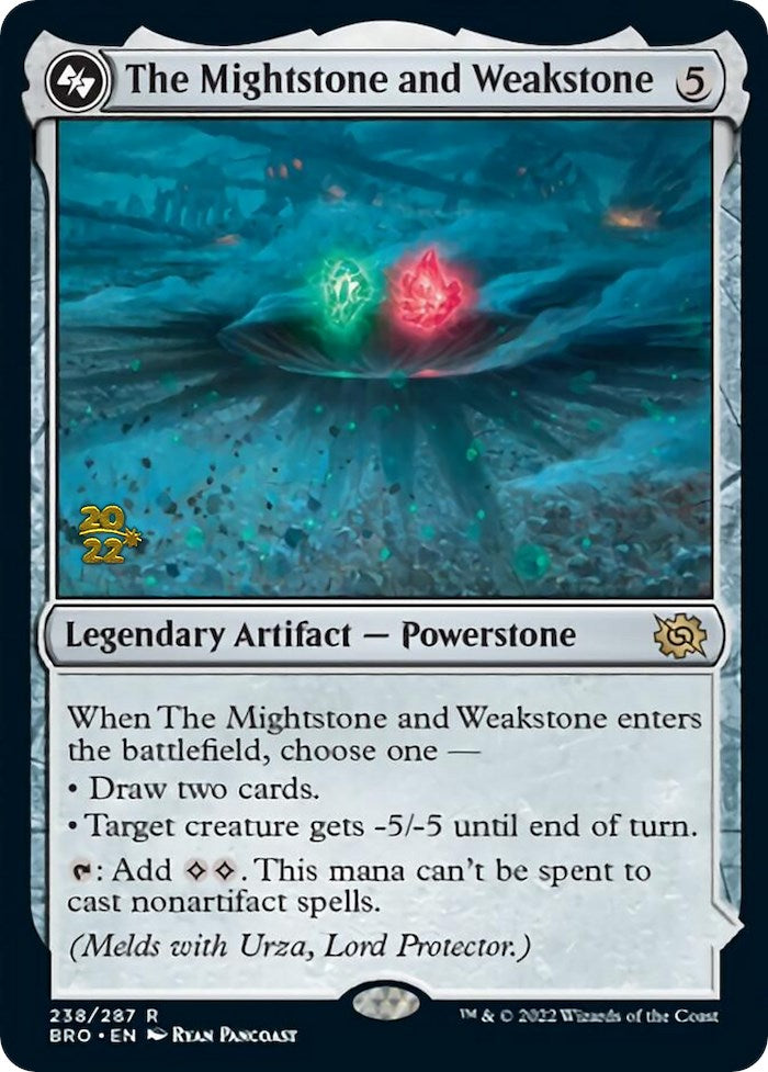 The Mightstone and Weakstone [The Brothers' War Prerelease Promos] | Exor Games Truro