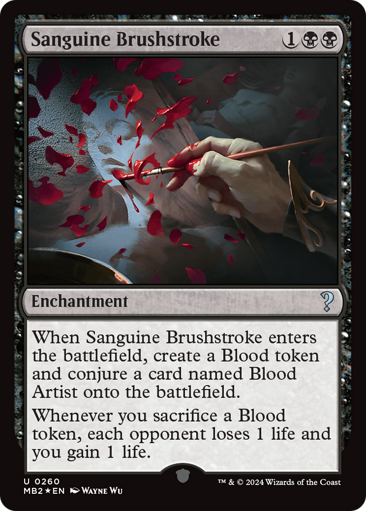 Sanguine Brushstroke [Mystery Booster 2] | Exor Games Truro