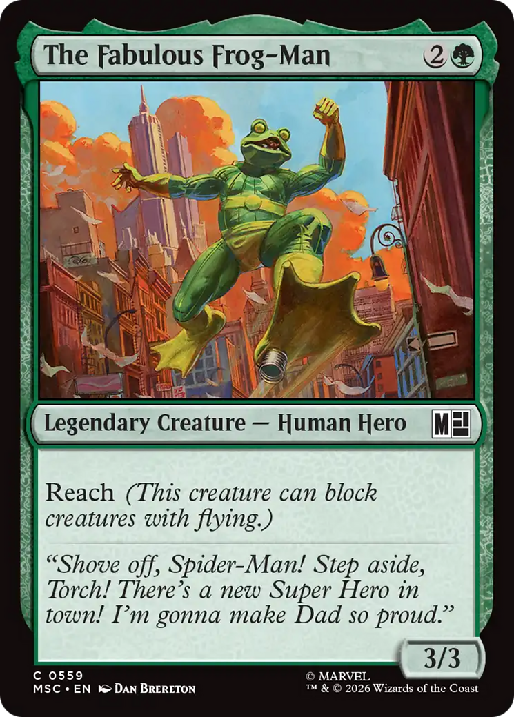 The Fabulous Frog-Man [Marvel Super Heroes Commander] | Exor Games Truro